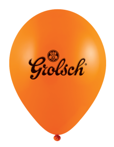Grolsch oranje ballonnen met logo 50 stuks