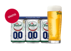 Grolsch Master Glas 30cl ds à 12st. + Gratis 0.0% sixpack blik