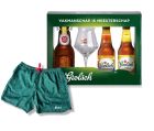 Grolsch zomers bierpakket met Grolsch zwembroek met beugelprint
